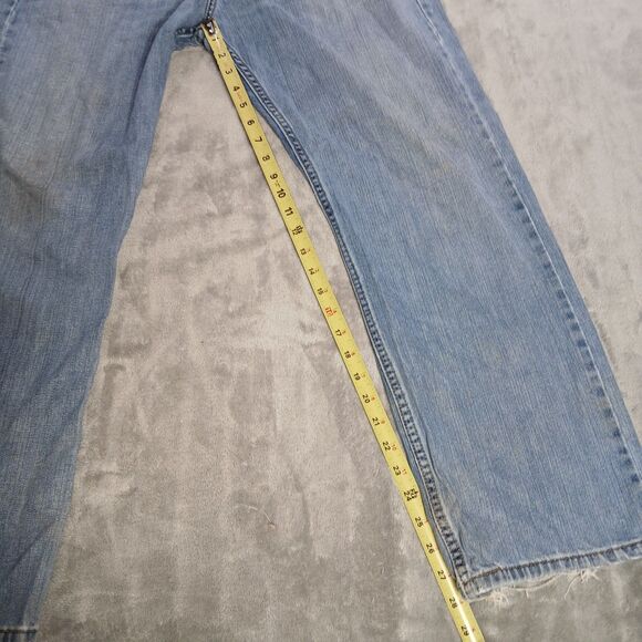Vintage Levis Mens 36x28 (Tag 34x30) Blue 569 Loose Straight Denim Jeans Grunge - Picture 6 of 13